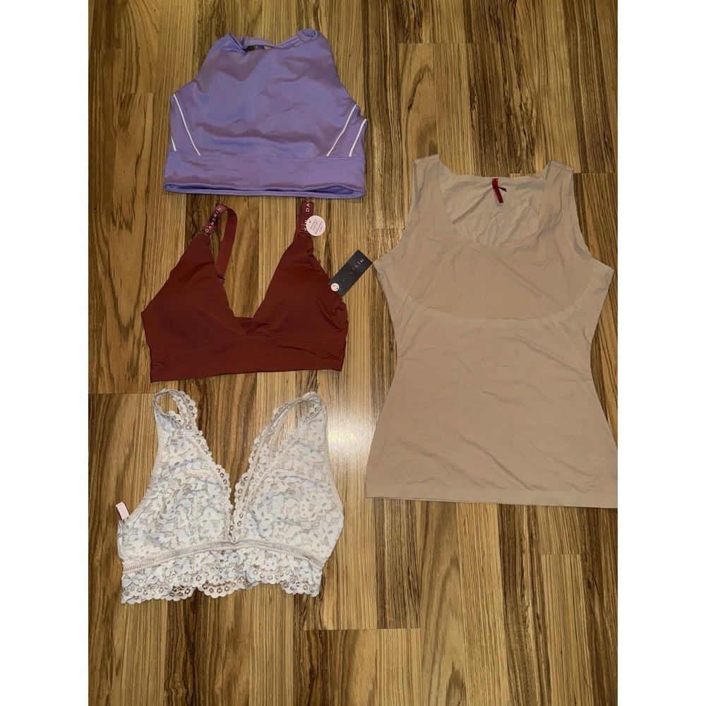 Victoria's Secret Spanx Danskin Bra Lot Size Large EUC
